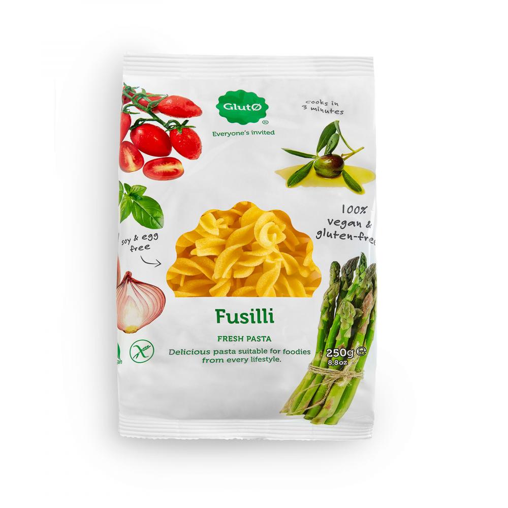 Glutzero Finland Oy - Gluto Fusilli tuorepasta, 250 g