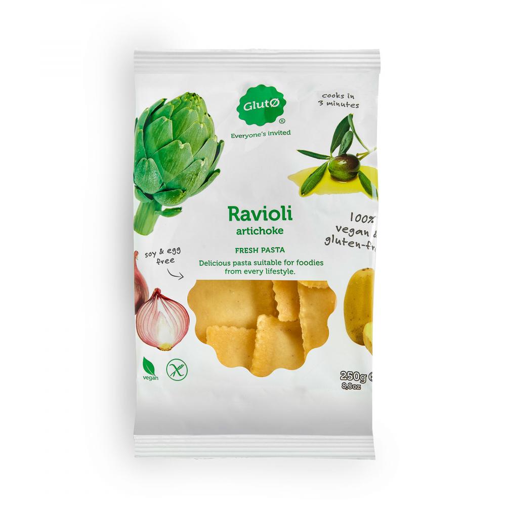 Glutzero Finland Oy - Gluto Artisokka Ravioli, 250 g
