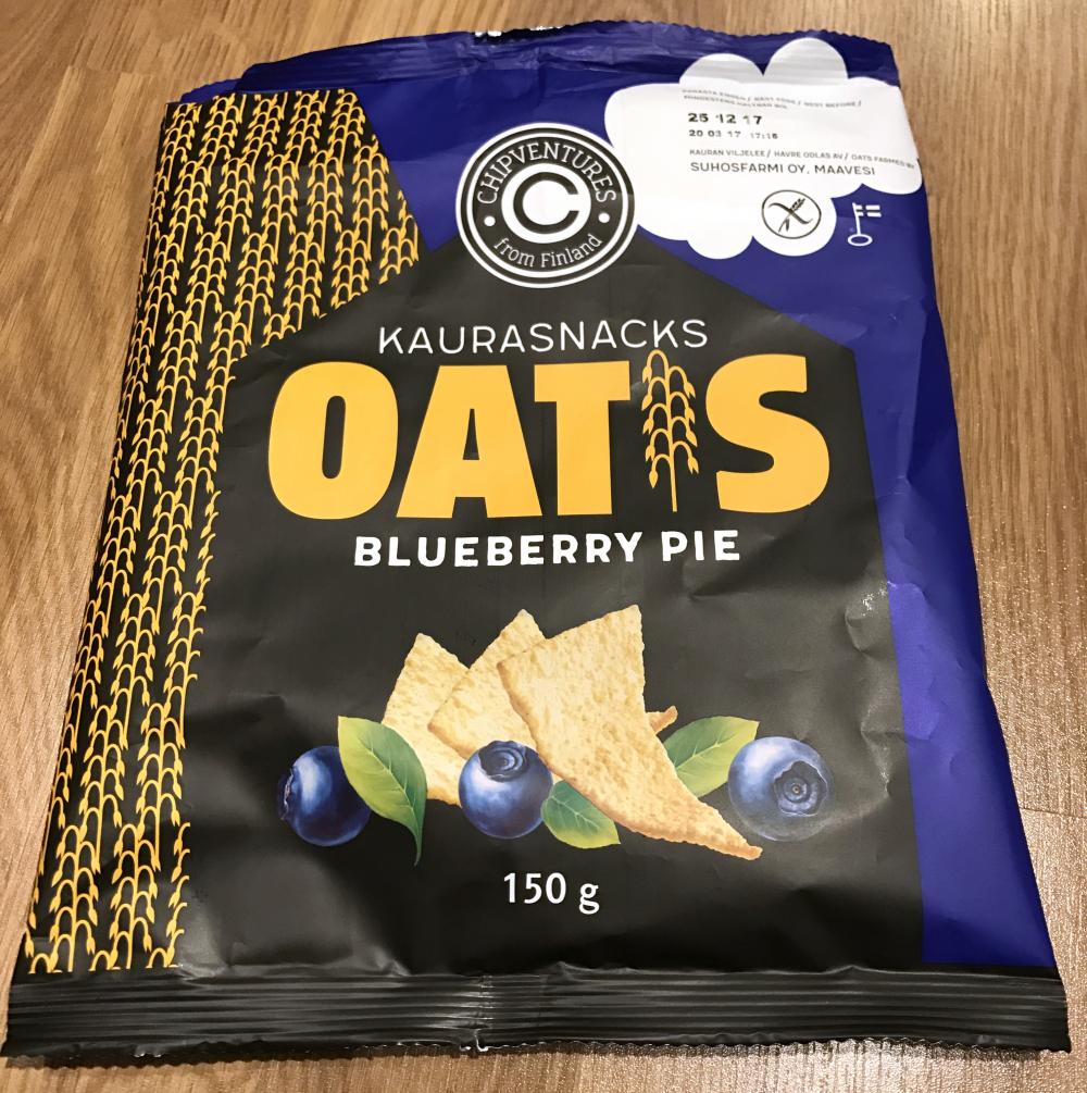 Real Snacks Oatis Blueberry pie kaurasnacks 150 g