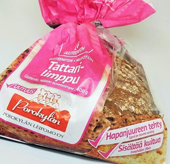 Porokyln Leipomo Oy Tattarilimppu 400 g, gluteeniton