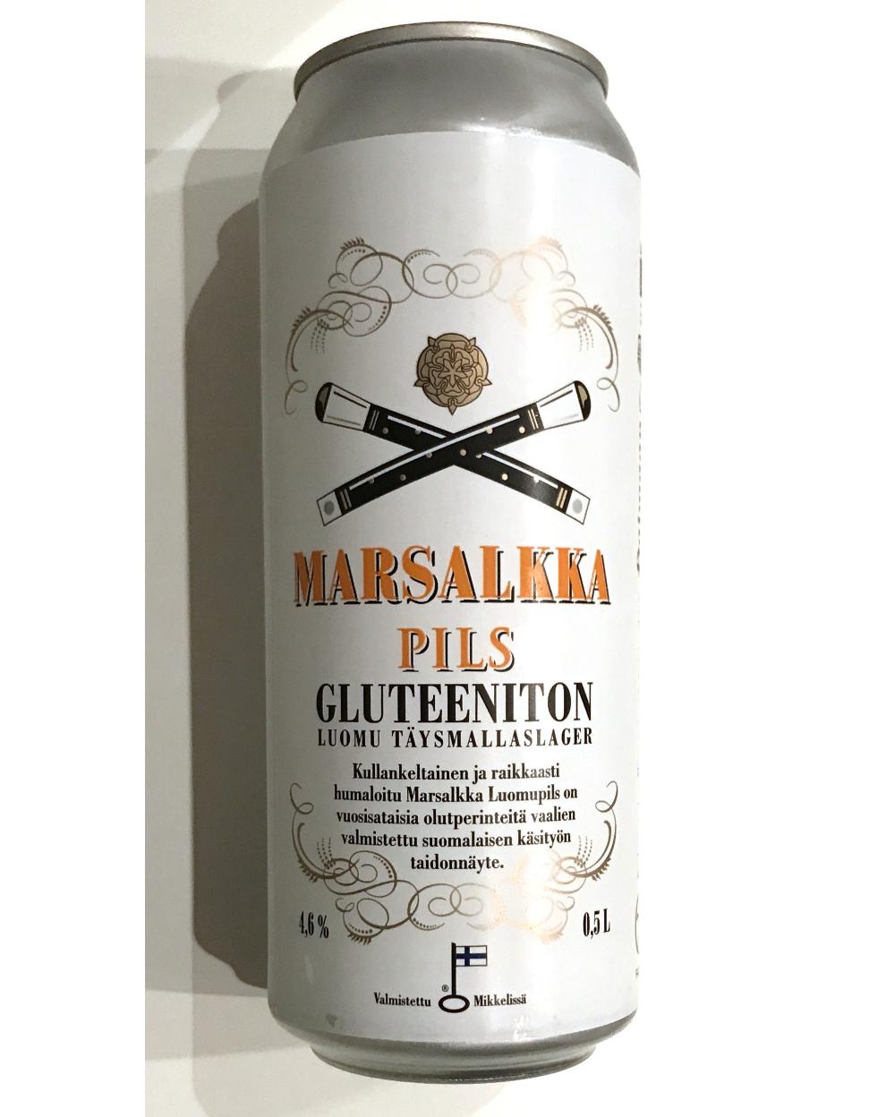 Saimaa Brewing Co Marsalkka Pils Luomu Gluteeniton 4.6% 500ml