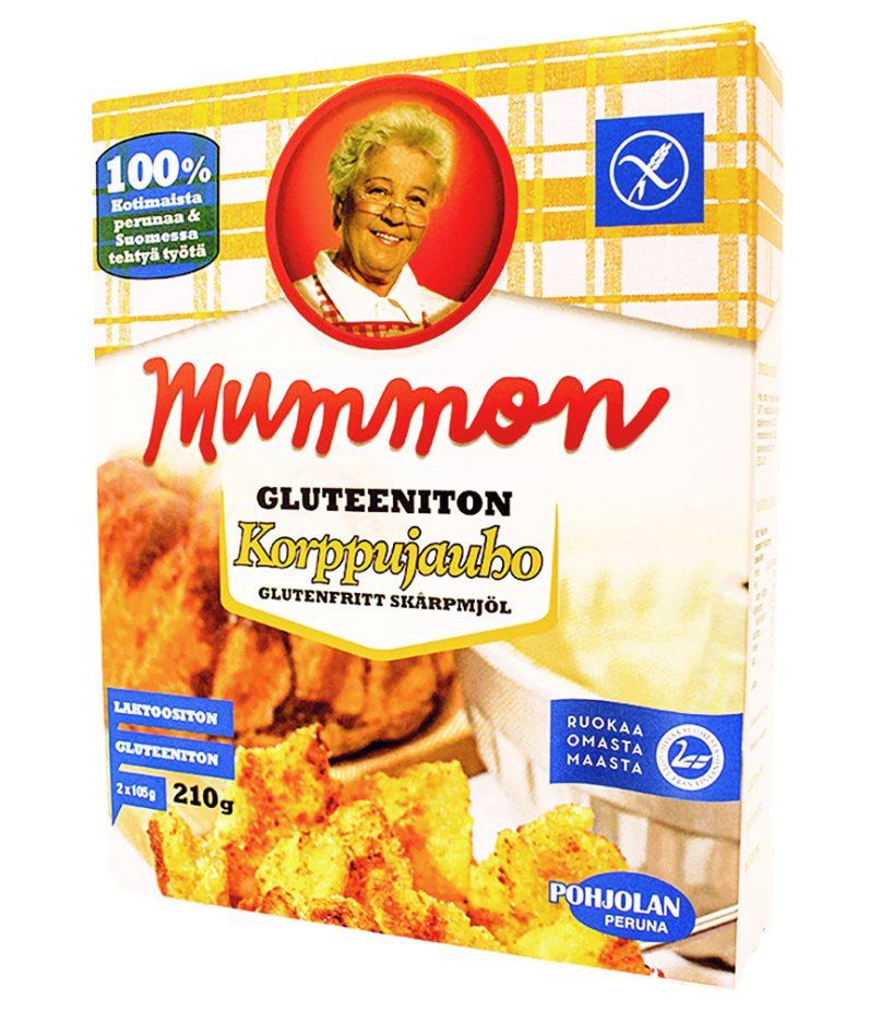 Pohjolan Peruna Mummon gluteeniton Korppujauho 210 g