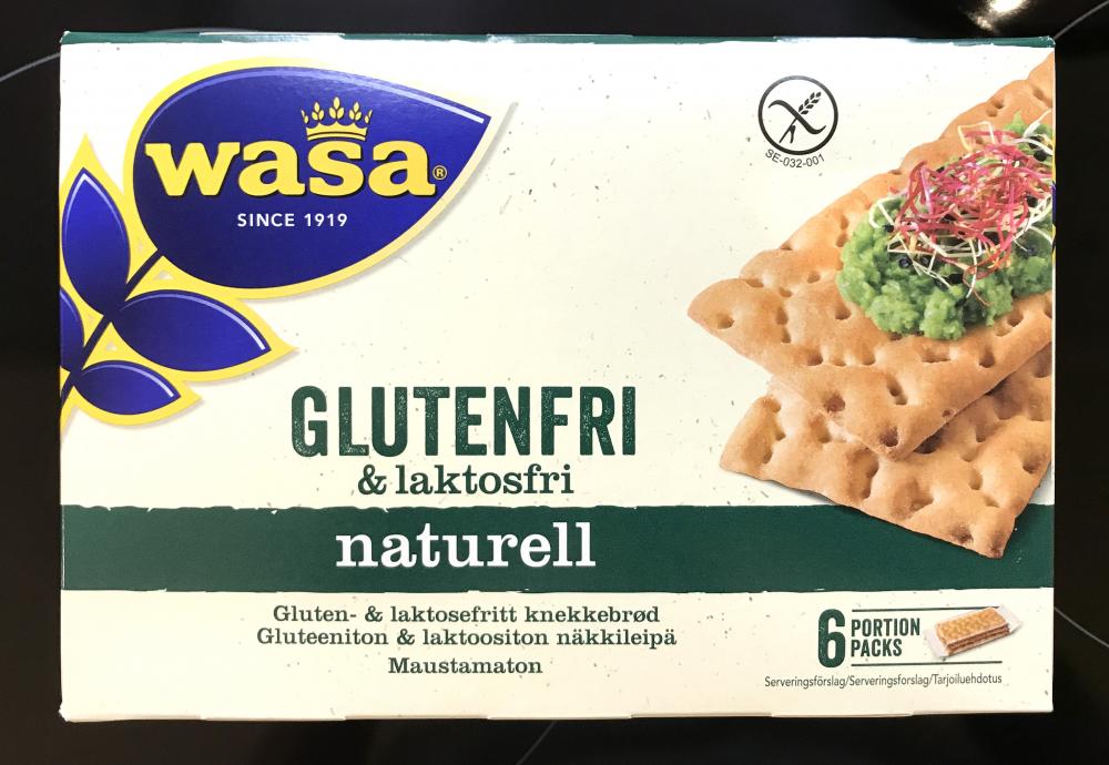 Wasa Gluteeniton ja laktoositon nkkileip 240 g