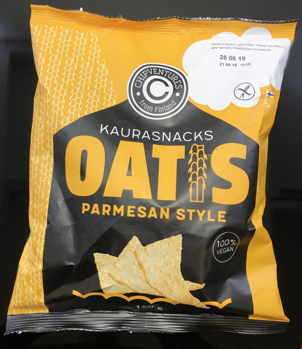 Real Snacks Oatis Parmesan style kaurasnacks 150 g