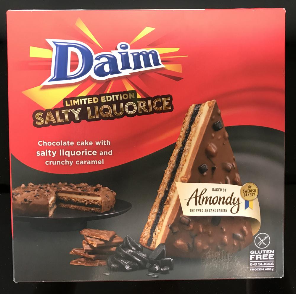 Almondy Daim salmiakkikakku 400 g