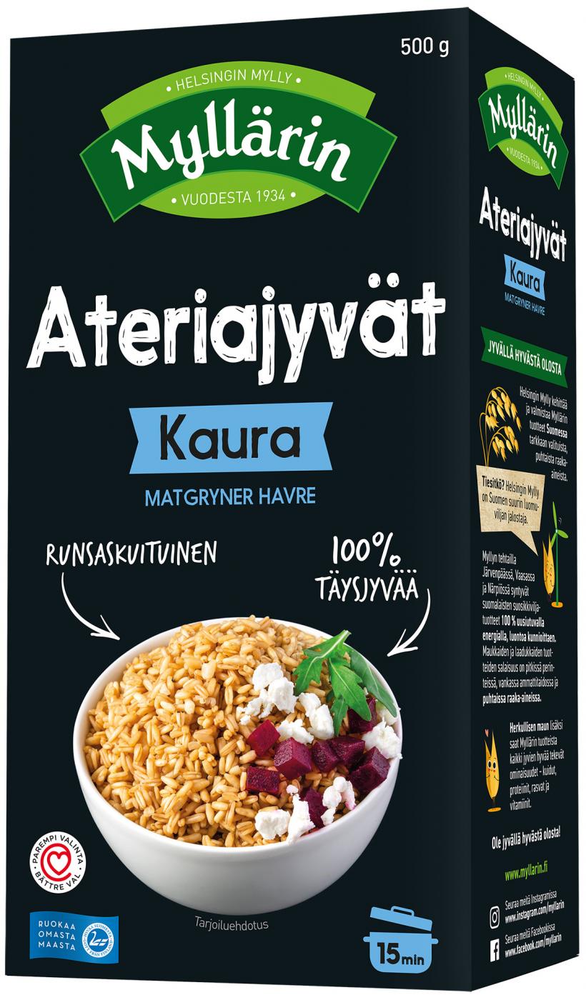 Helsingin Mylly Oy Myllärin Ateriajyvät Kaura, gluteeniton 500 g