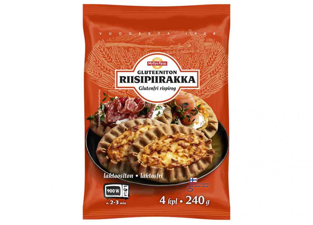 Myllyn Paras Gluteeniton Riisipiirakka 4 kpl / 240 g