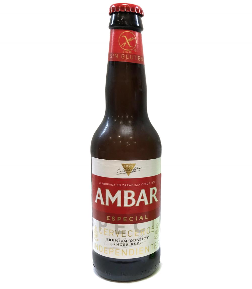 Ambar Especial Lager Gluten Free 5.2% 33cl
