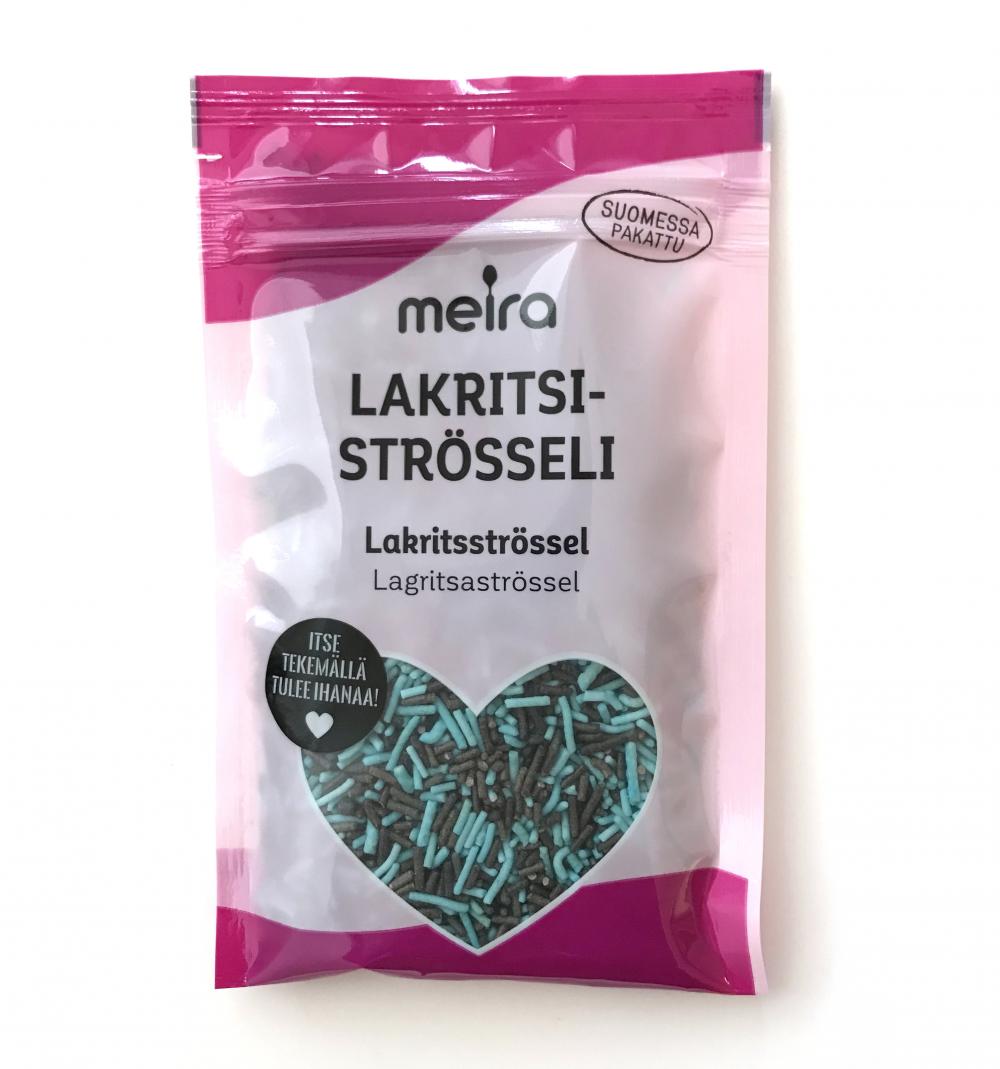 Meira Kirjava lakritsistrsseli, gluteeniton, 55 g