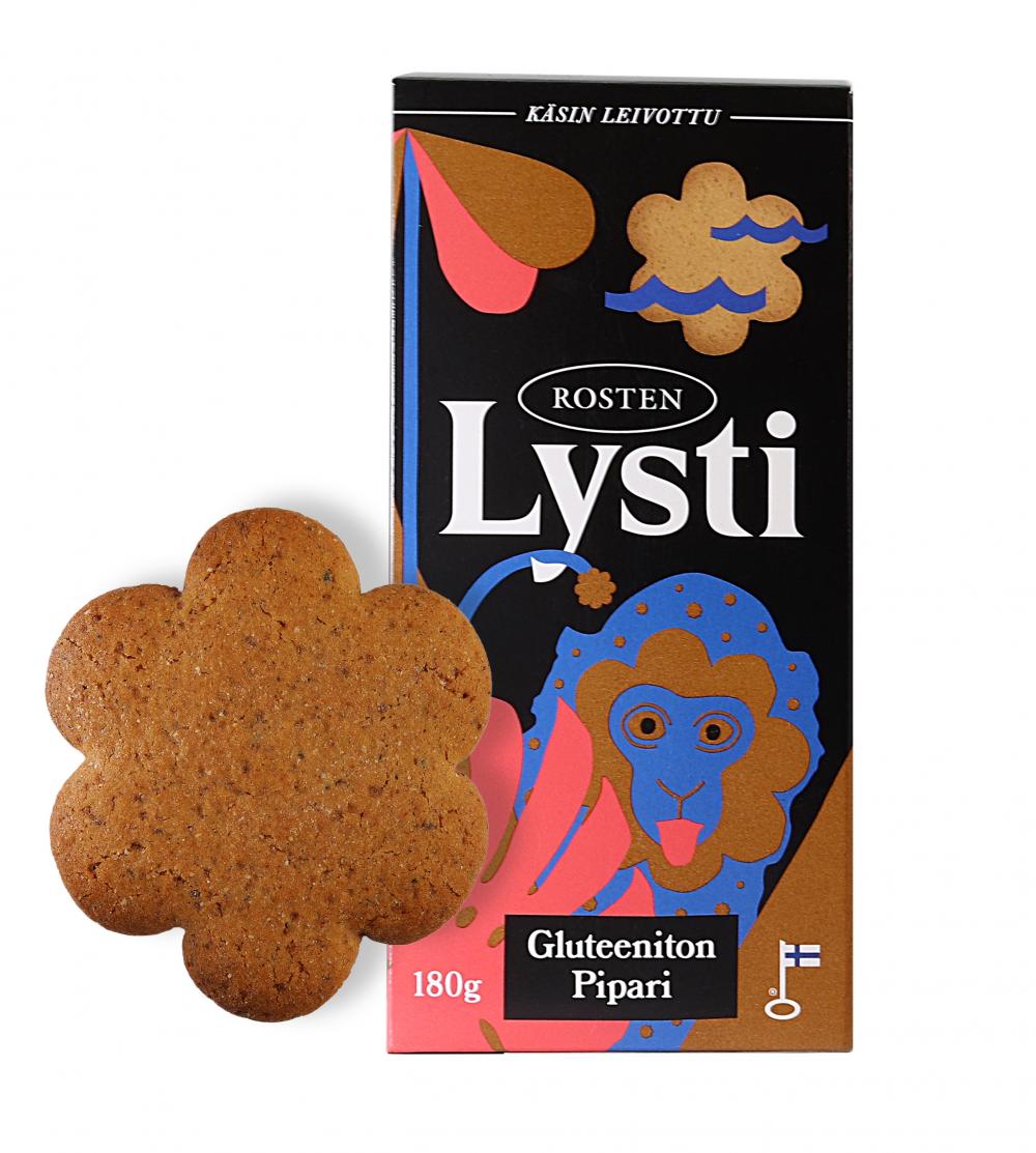 Leipomo Rosten Lysti GLUTEENITON PIPARI 180 g