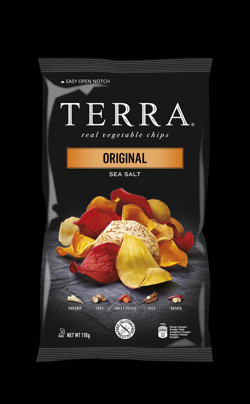 Terra Original Suolattu Kasvislastut 110 g