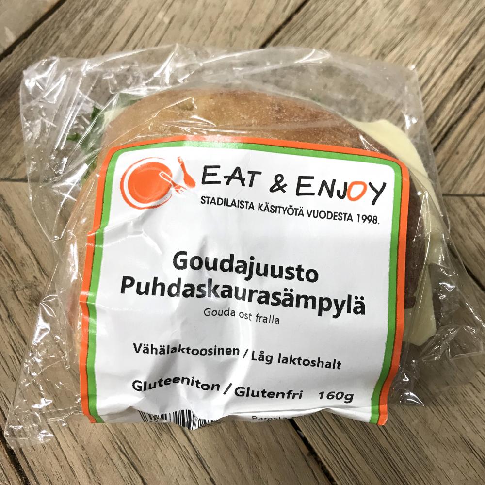 Eat &amp; Enjoy Goudajuusto Puhdaskaurasmpyl 160g