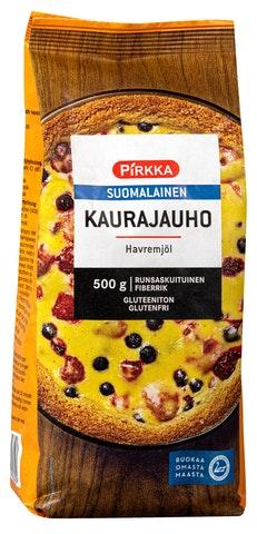 Pirkka suomalainen kaurajauho 500g gluteeniton