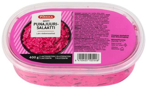 Pirkka kevyt punajuurisalaatti 400g