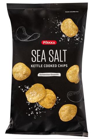 Pirkka kettle cooked chips merisuola 150g