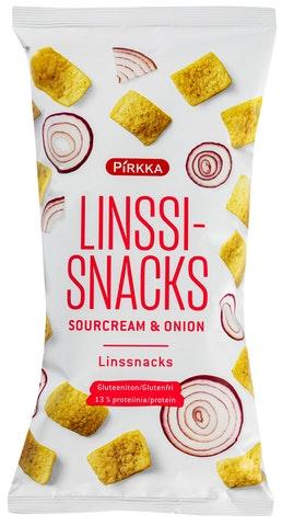 Pirkka linssi snack sourcream onion 70g