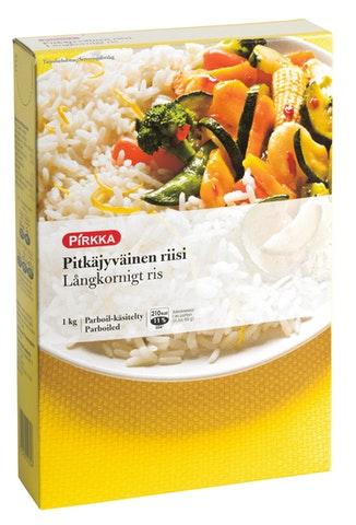 Pirkka pitkjyvinen riisi 1kg