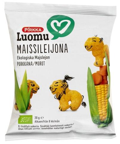 Pirkka Luomo maissileijona porkkana 20g 8kk