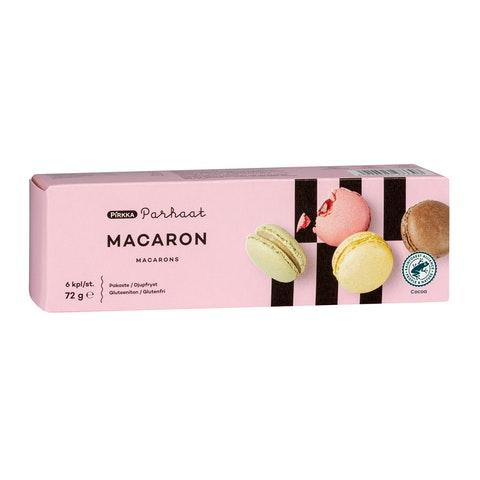 Pirkka Parhaat gluteeniton macaron 6kpl/72g pakaste