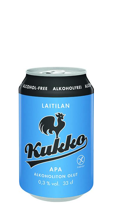 Laitilan Wirvoitusjuomatehdas Oy Laitilan alkoholiton Kukko APA