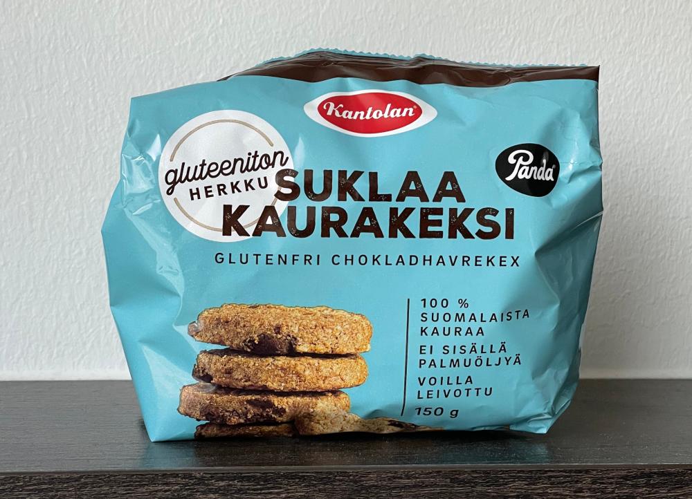 Kantolan Gluteeniton suklaa kaurakeksi 150g