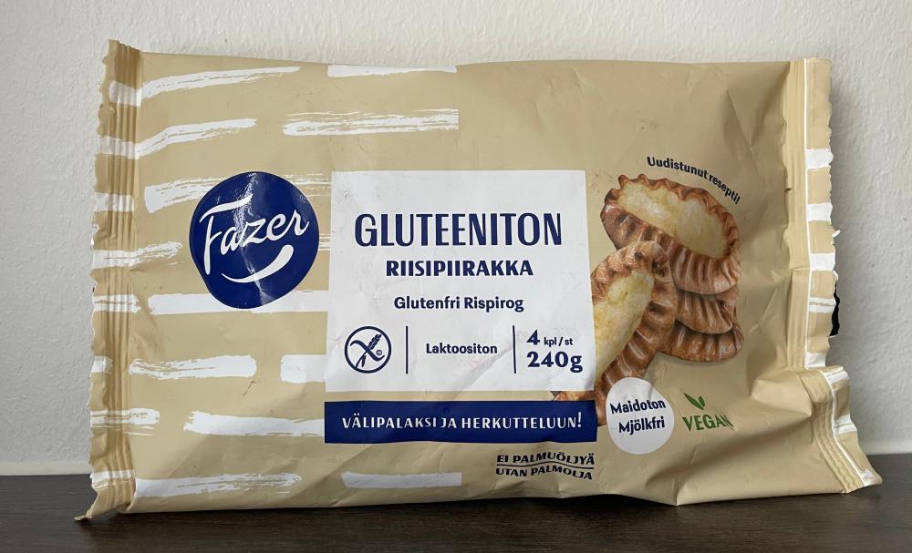 Fazer Gluteeniton Riisipiirakka 4kpl / 240g