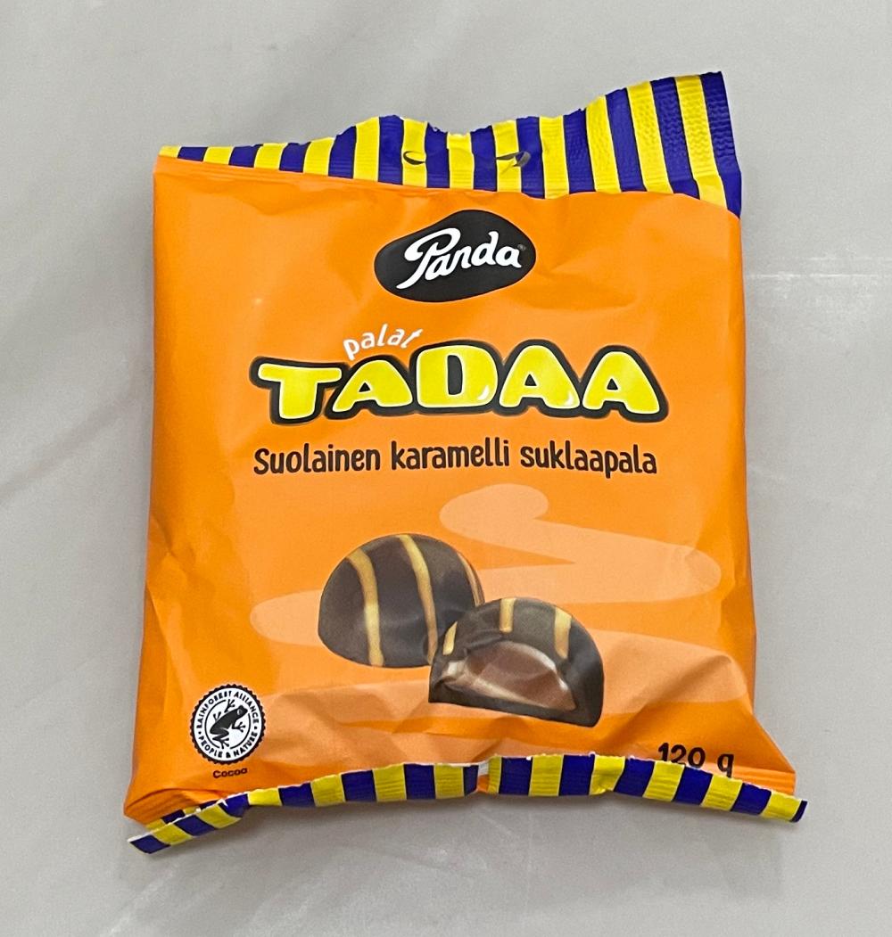 Panda Palat Tadaa suolainen karamelli suklaa 120g