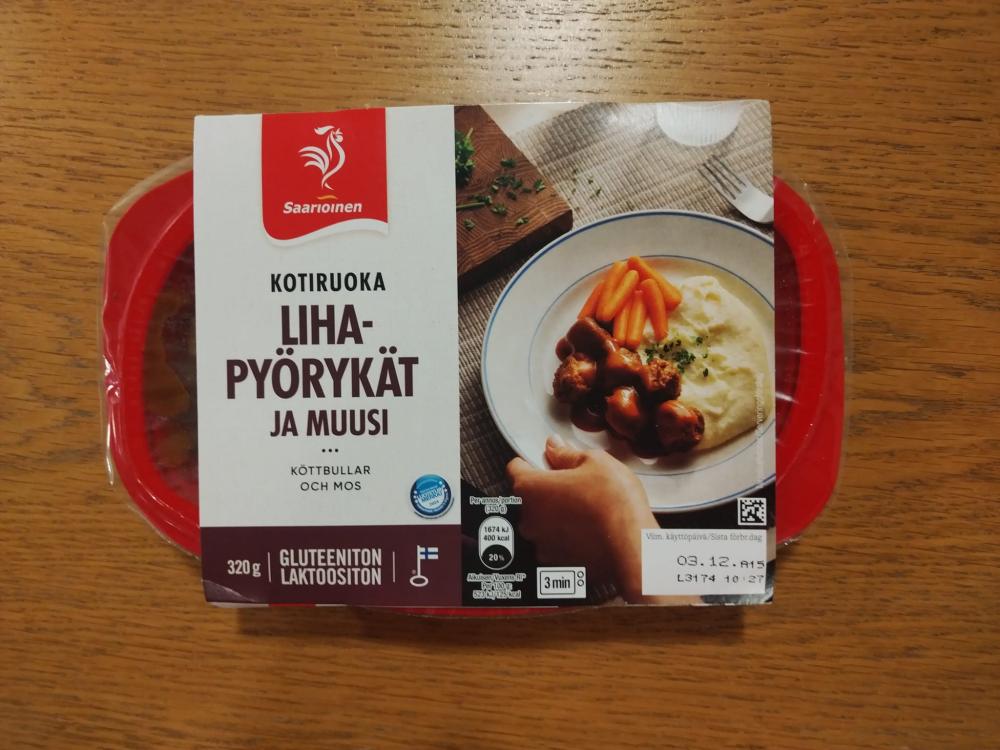 Saarioinen Lihapyrykt ja muusi 320 g