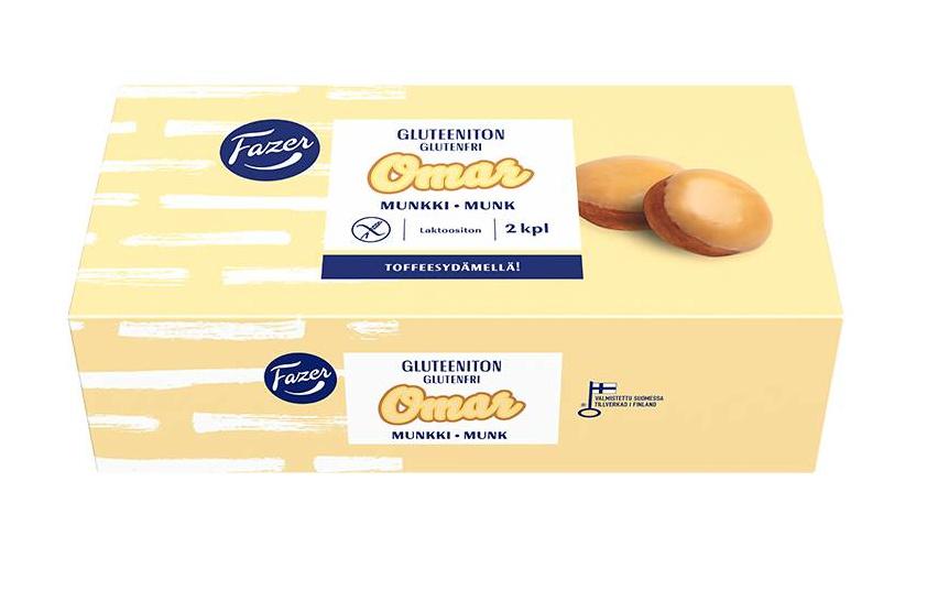 Fazer Gluteeniton Omar-munkki 2kpl / 230g