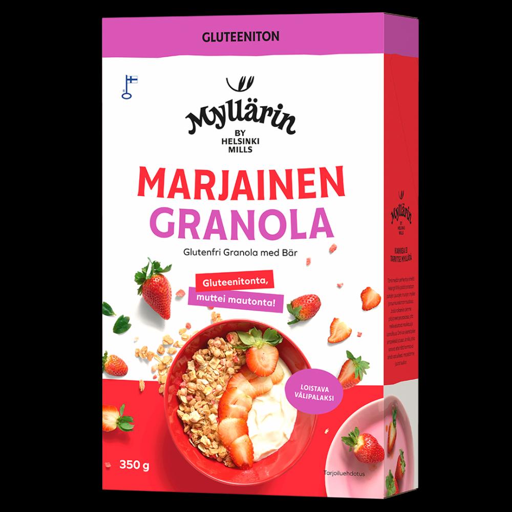 Helsingin Mylly Oy Myllrin Gluteeniton Marjainen Granola 350 g