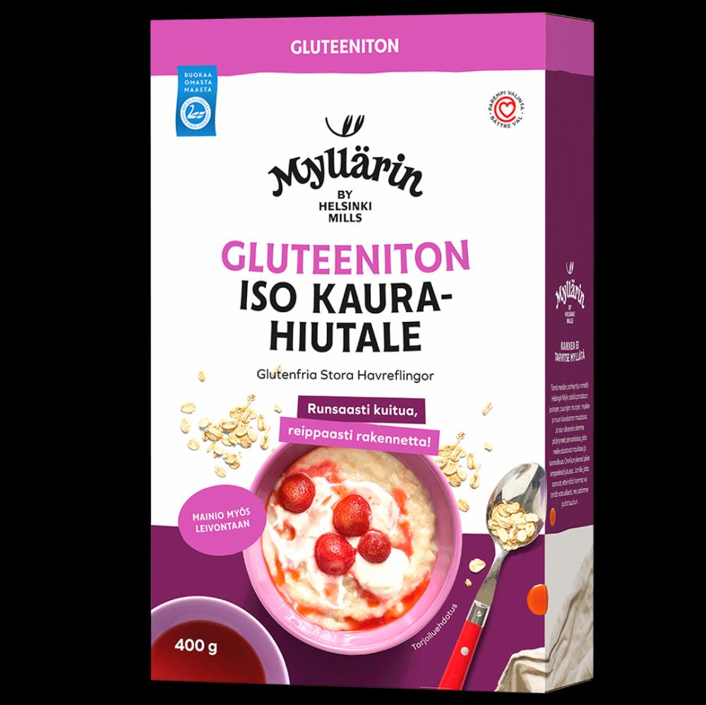 Helsingin Mylly Oy Myllrin Gluteeniton Iso Kaurahiutale 400 g