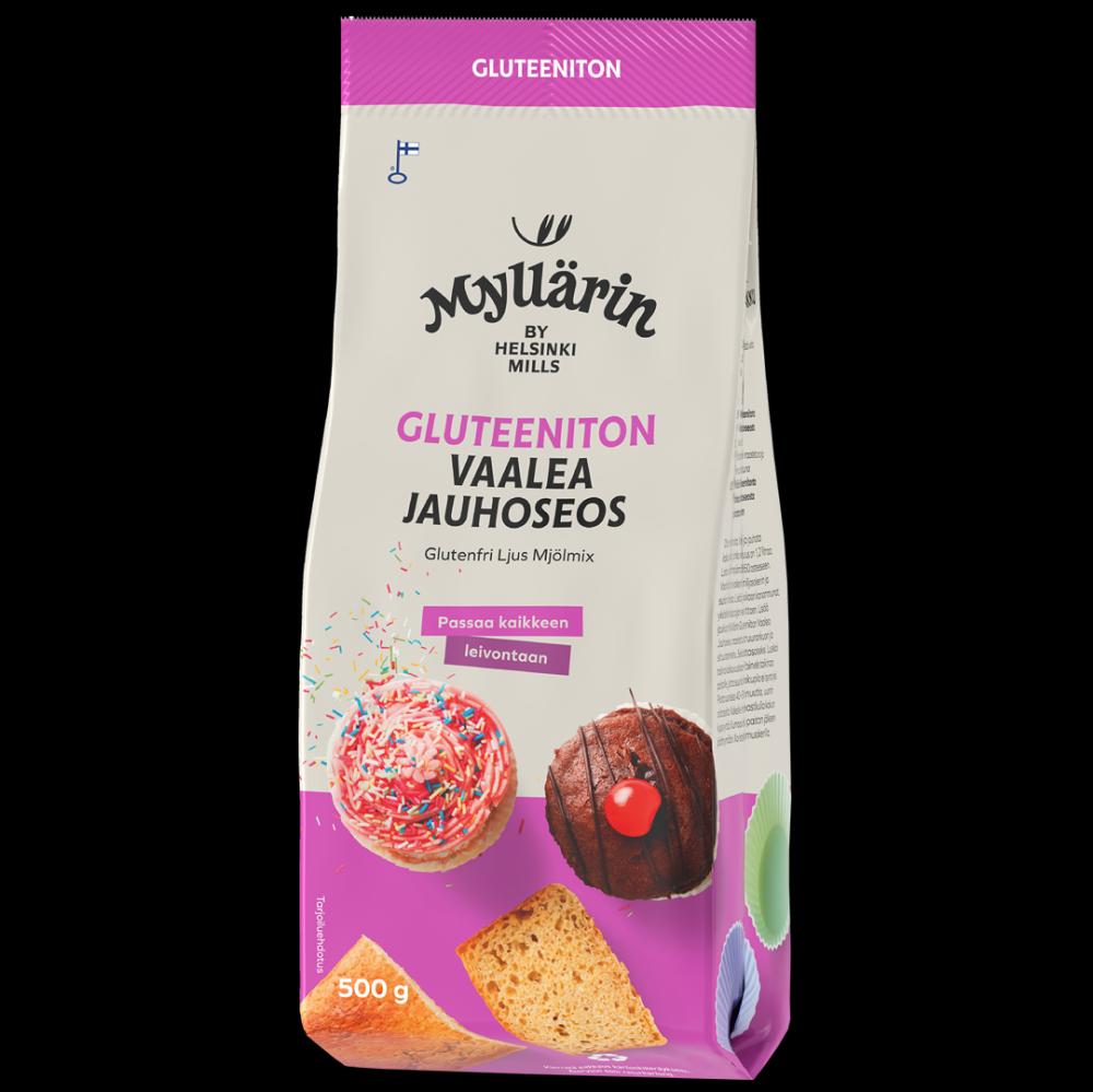 Helsingin Mylly Oy Myllrin Gluteeniton Vaalea Jauhoseos 500 g