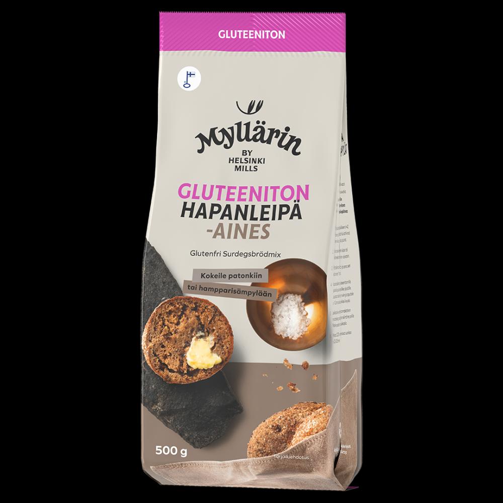 Helsingin Mylly Oy Myllrin Gluteeniton Hapanleipaines 500 g