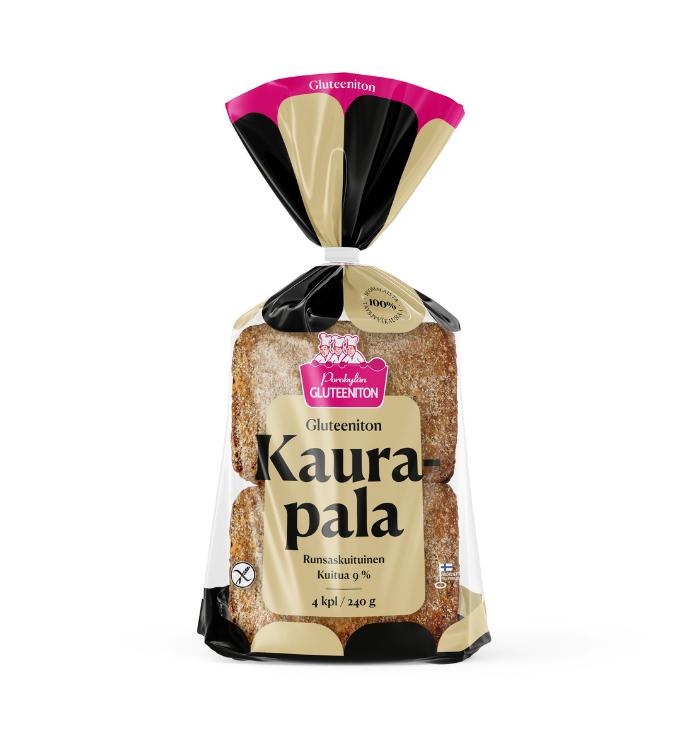 Porokyln Leipomo Oy Kaurapala 4 kpl / 240 g, gluteeniton