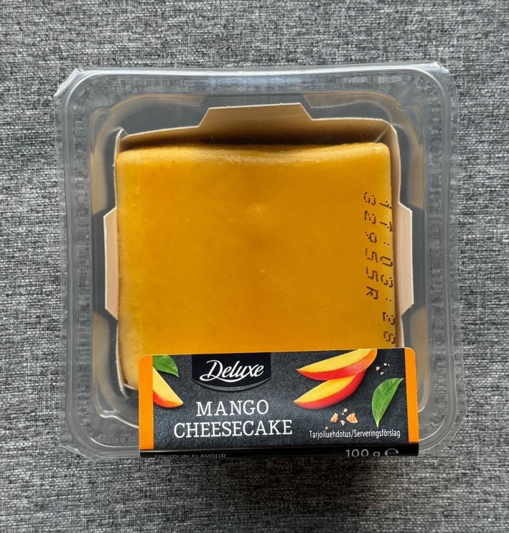 Lidl Deluxe Gluteeniton mango-juustokakku 100g