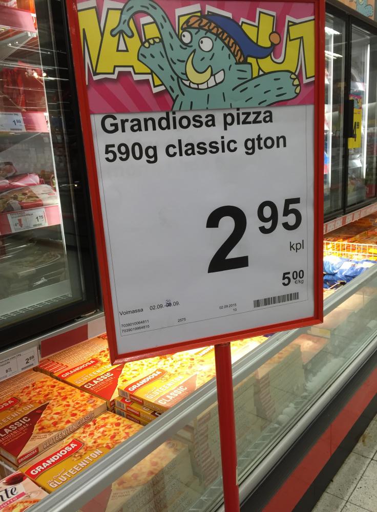 Pizzatarjous @ Seinjoen Joupin Citymarket